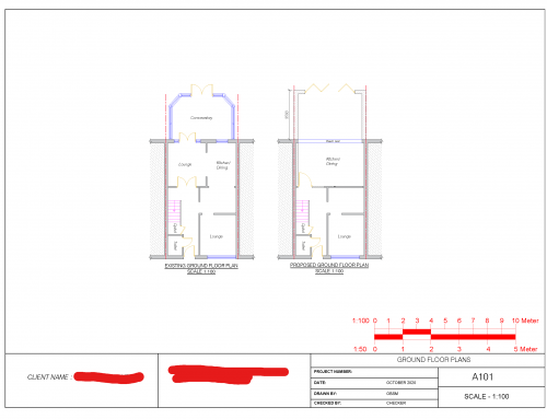 Extension Plans Chorlton